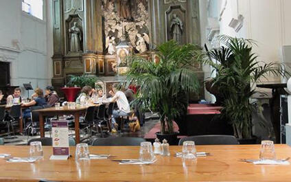 Restaurant Parnassus, een van de negen erkende sociale restaurants in Gent