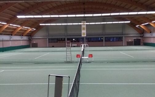 Blaarmeersen Tennis en Squash indoor - tennishal 1
