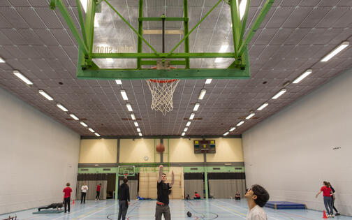Sporthal Driebeek basketring