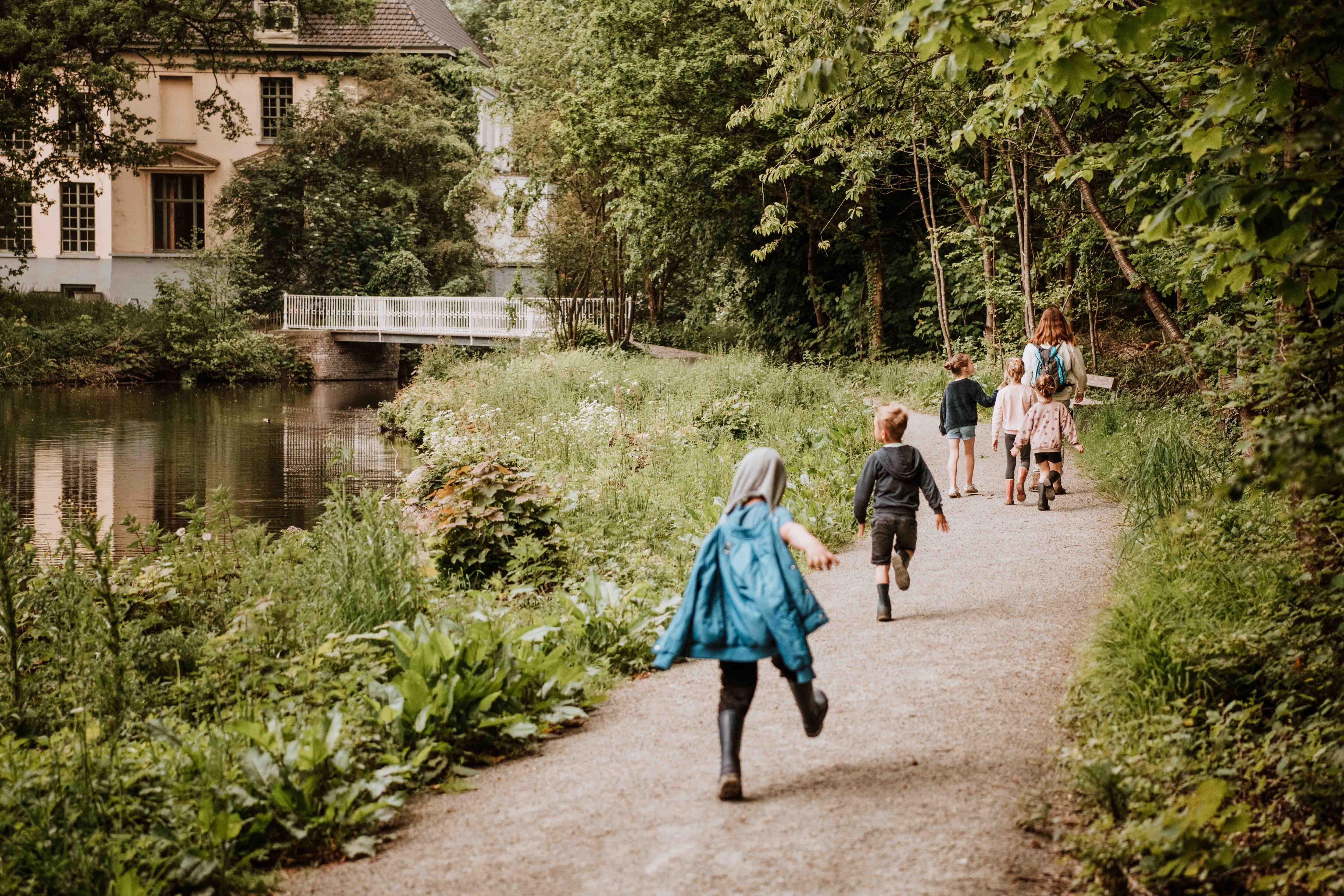 Wandelende kinderen