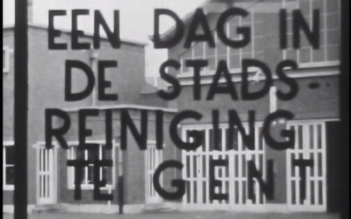 Archief Gent, stadsreinigingsdienst_1961