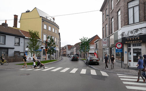 Project Bevrijdingslaan_3D visualisatie_kruispunt Goudensterstraat