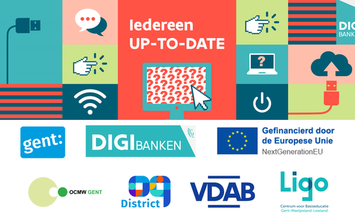 Partners Digibanken (Stad Gent, OCMW Gent, District09, VDAB, Ligo)