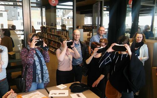 VR-demo, opening Krook bib, 12/03/2017, Stad Gent