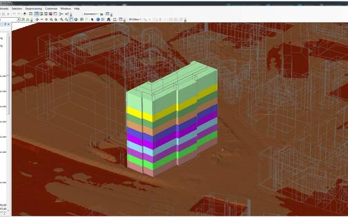 3D-GIS analyse, functies op verdiepingen, Stad Gent