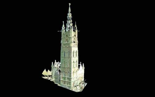 3D-scan Belfort Stad Gent