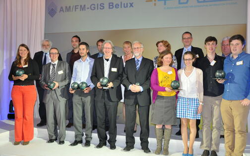 Stad Gent wint Geo-Spatial Award 2013, beste geo-project lokale besturen van België