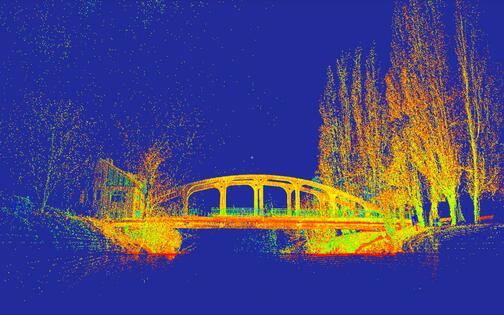 3D-scan Pontbrug Drongen