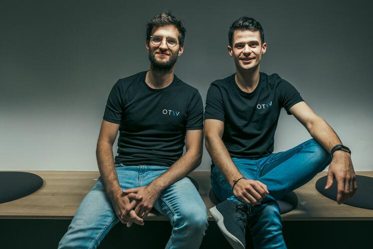 Niels en Sam, de stichters van start-up OTIV