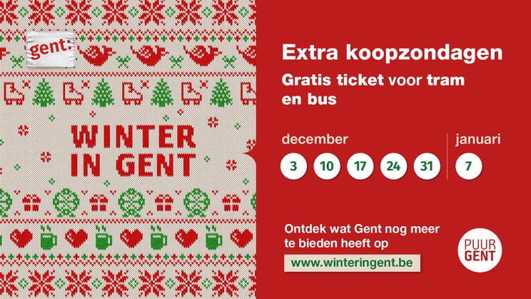Winter in Gent extra koopzondagen