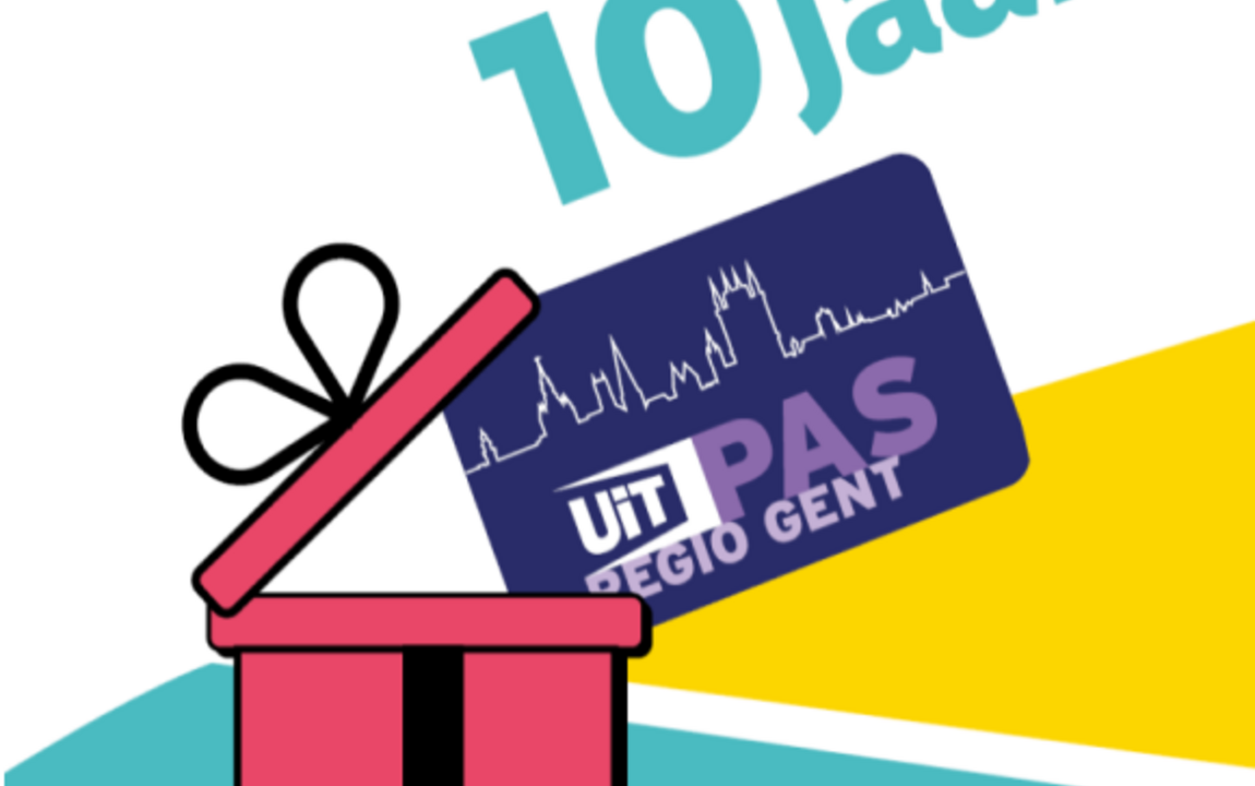 UiTPAS - 10 jaar UiTPAS - vierkant