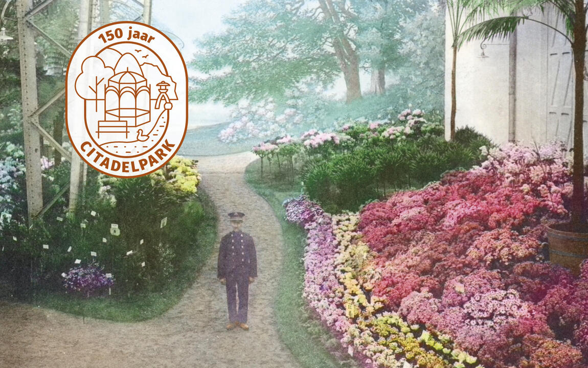 Citadelpark 150 jaar - oude foto Floraliënhal