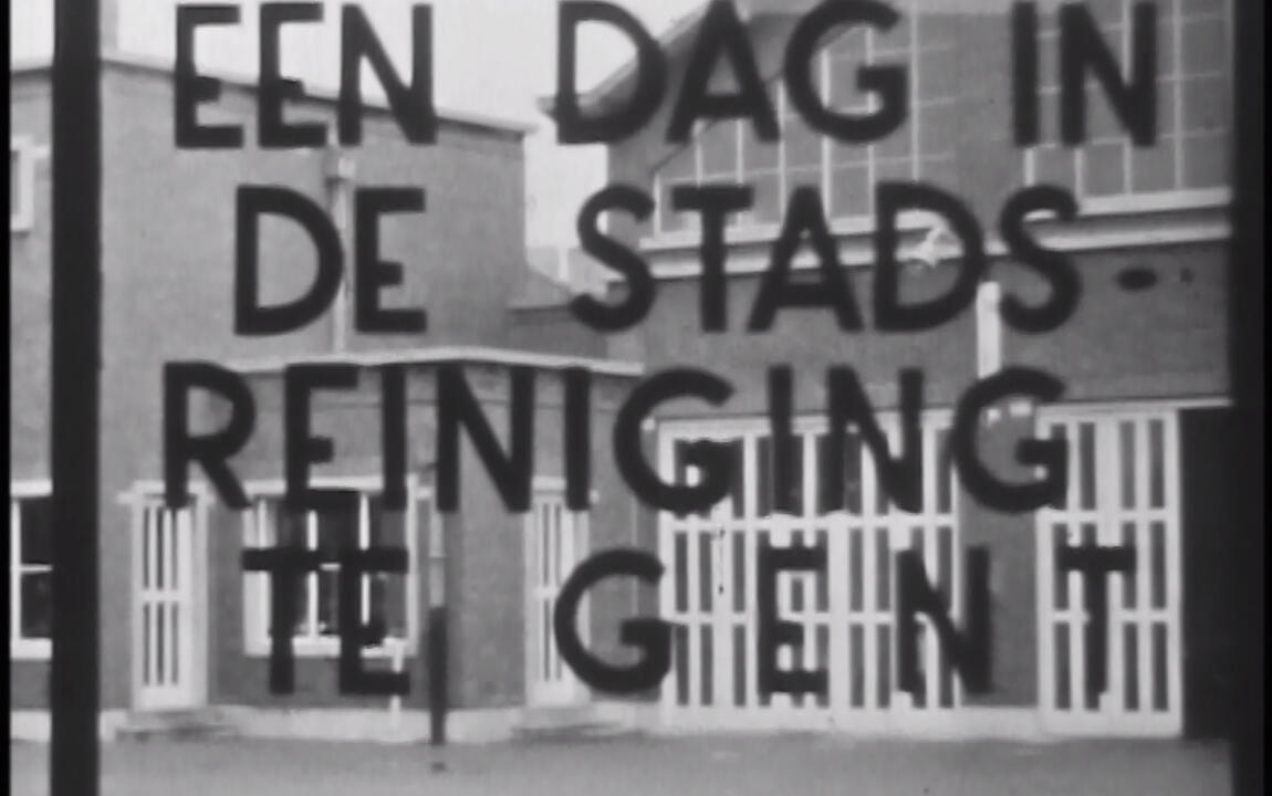 Archief Gent, stadsreinigingsdienst_1961