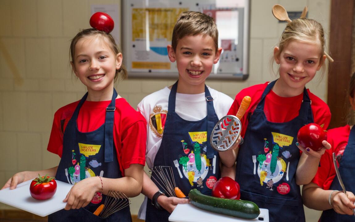 Wijze weters met schortjes