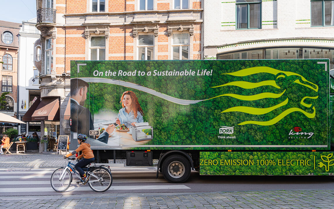 Stad Gent Plan stedelijke logistiek - duurzame vrachtwagen