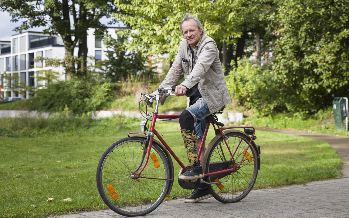 Patrick met fiets slooppremie