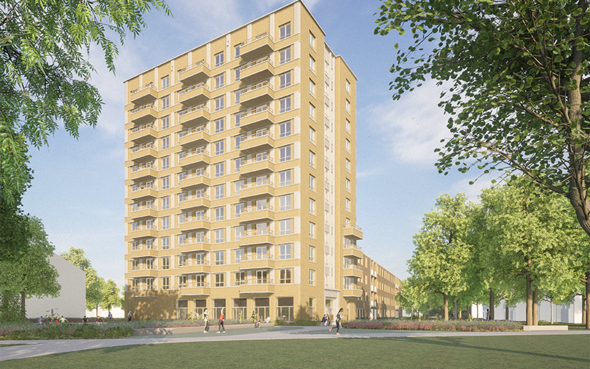 Nieuwe sociale woningen Saturnus