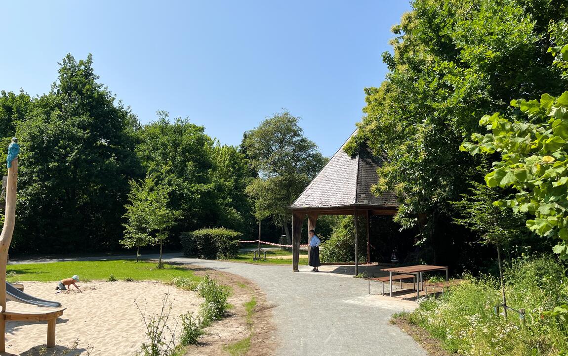 Het vernieuwde Duifhuispark in de stationsbuurt