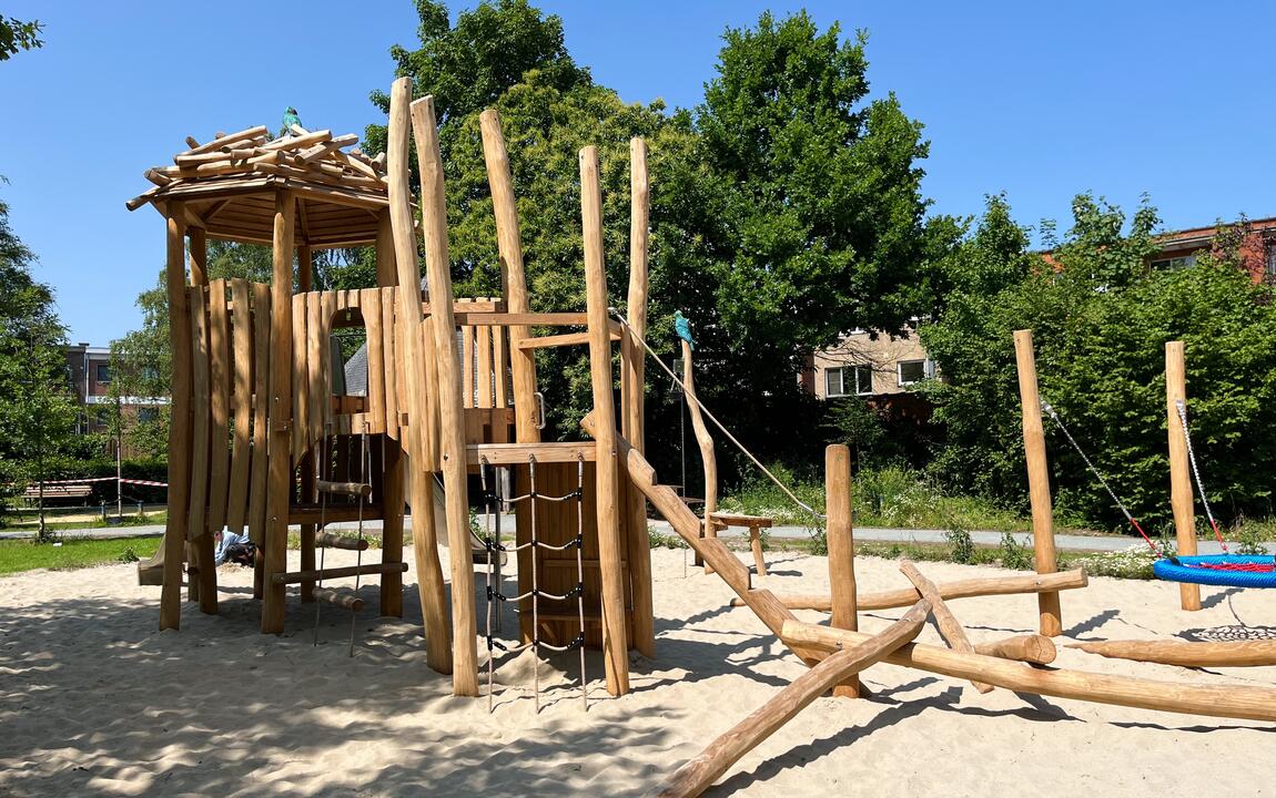 Het vernieuwde Duifhuispark in de stationsbuurt