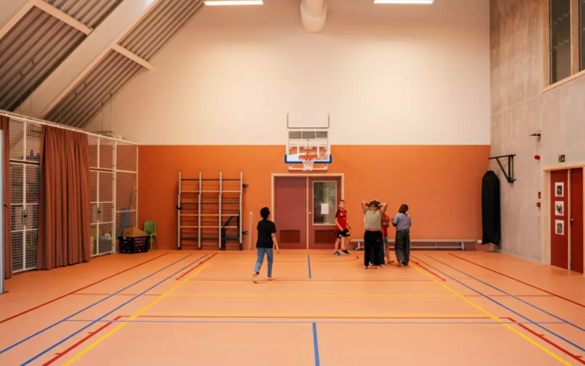 De nieuwe thuisbasis van de kinderen van freinetschool 't Sas