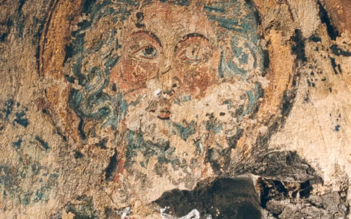 De figuur rechts van Christus