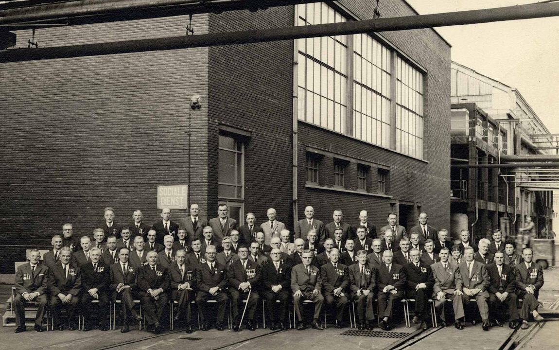 Archief Gent, Arbeiders Puntfabriek 1957