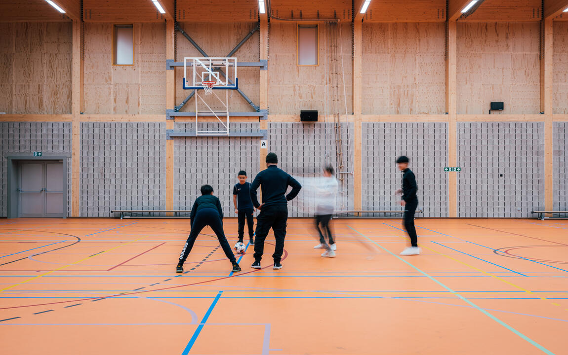 Buurtsporthal Ledeberg zaalvoetbal