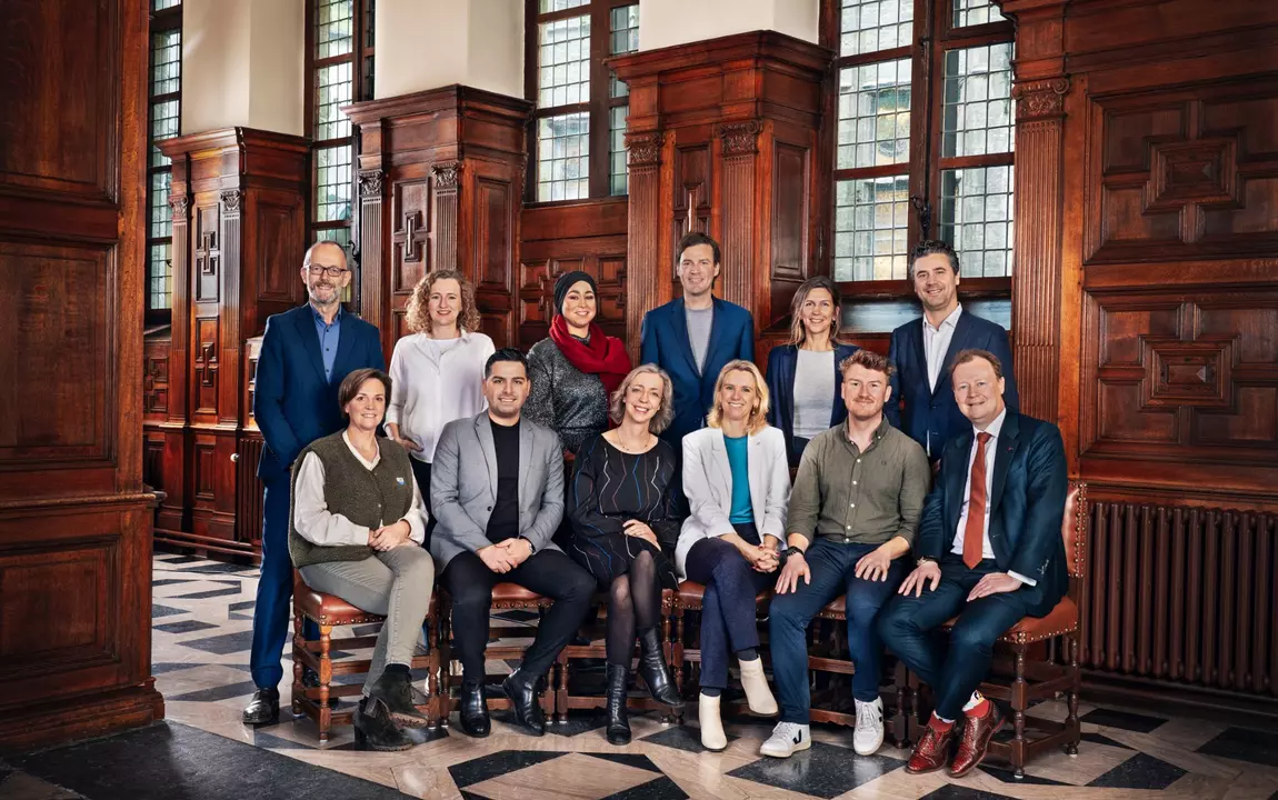 Foto college van burgemeester en schepenen (jan 2025)