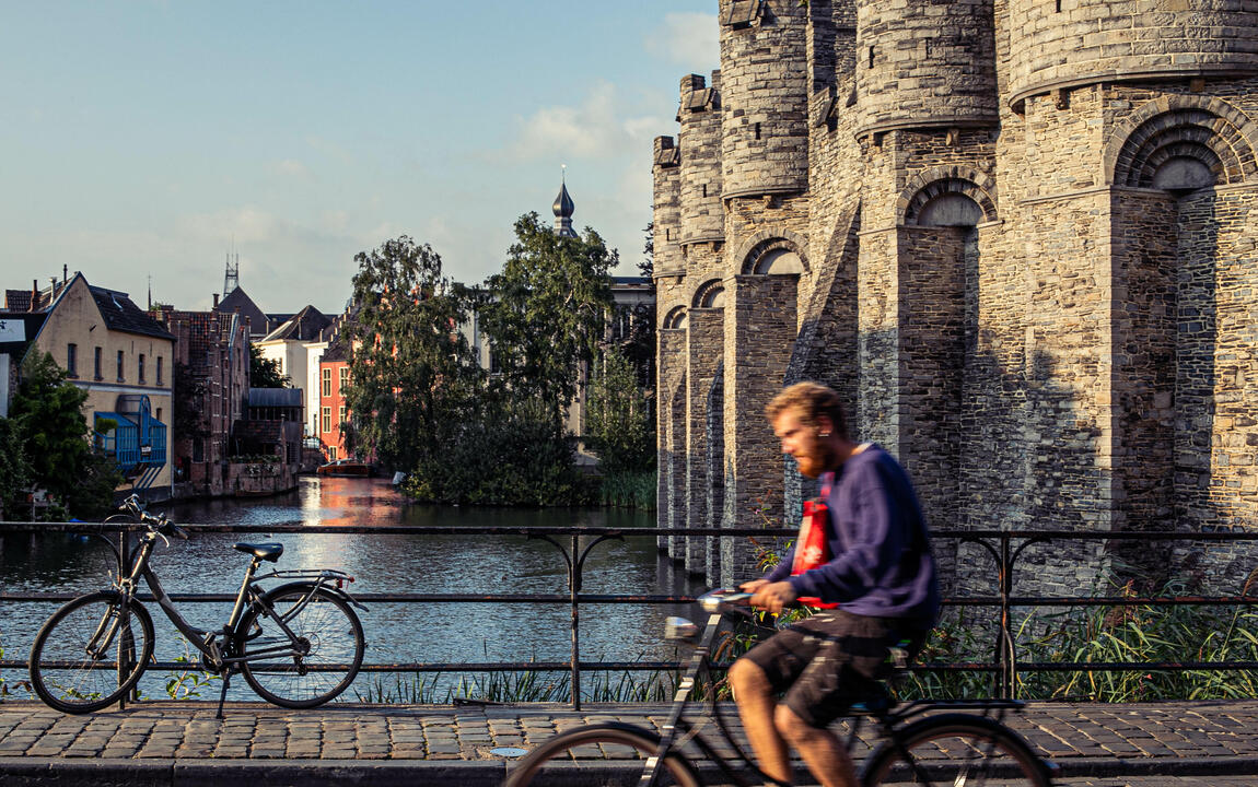 fietsen in Gent 