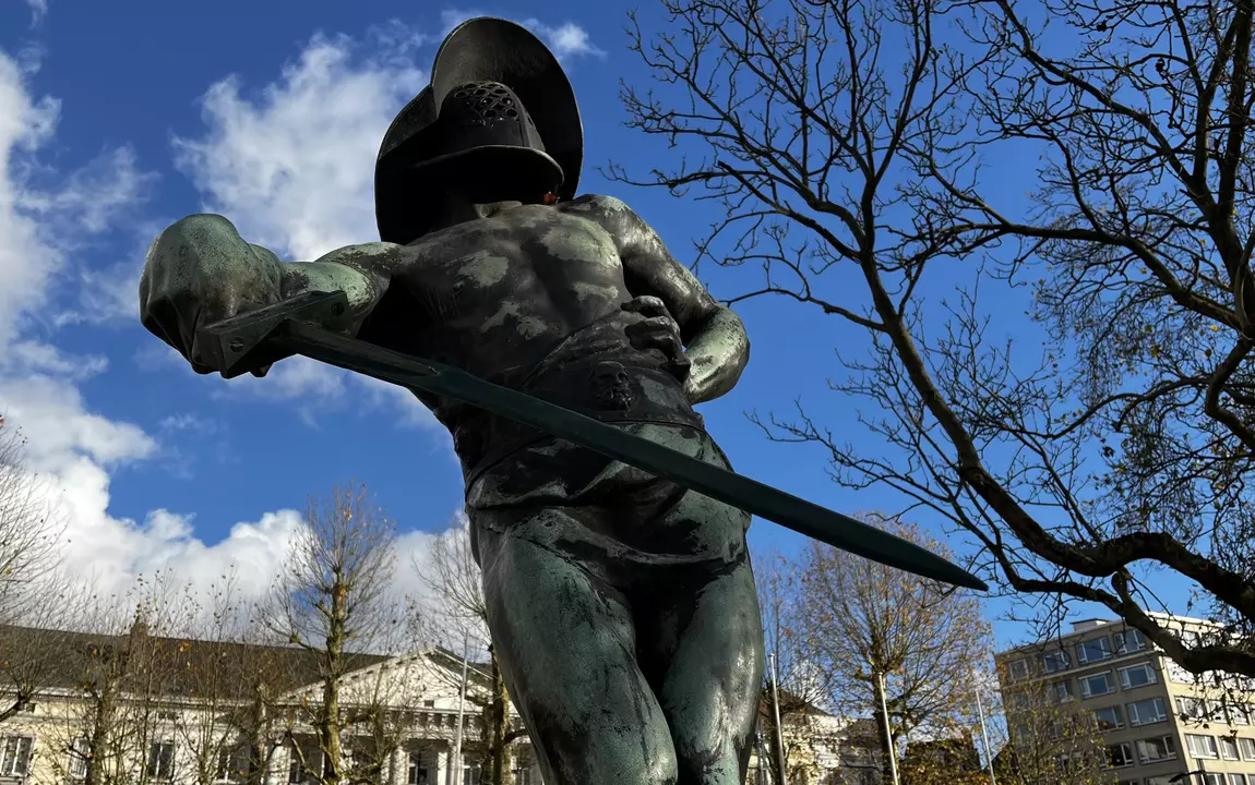 De Gewonde Zwaardvechter in het Zuidpark