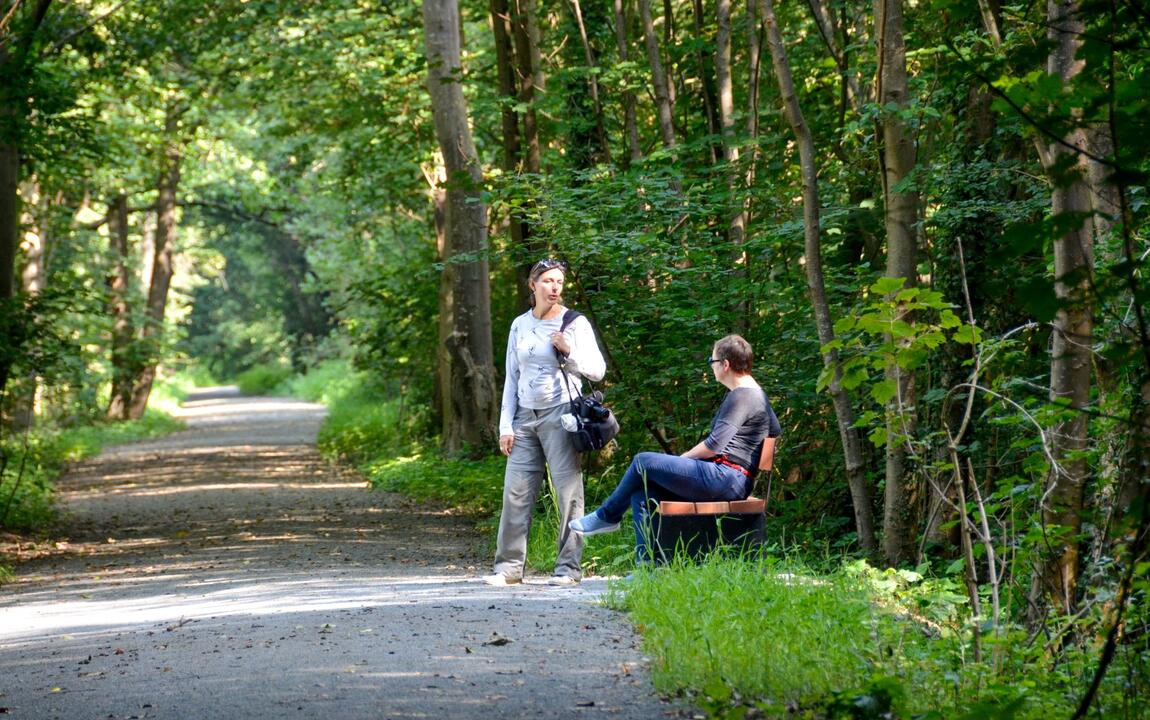 Genieten in het toegangsportaal Leeuwenhof