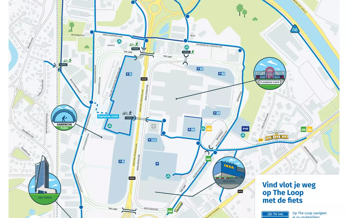 The Loop fietskaart