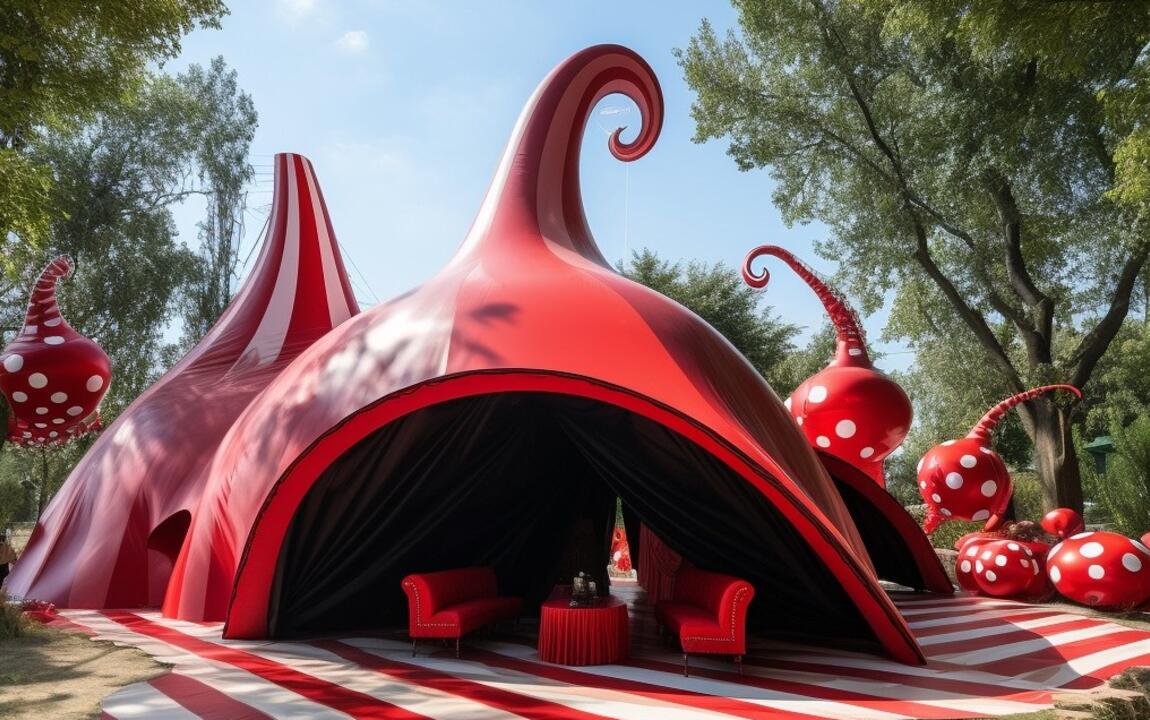 Circus Jakkedoe in Citadelpark tijdens Gentse Feesten