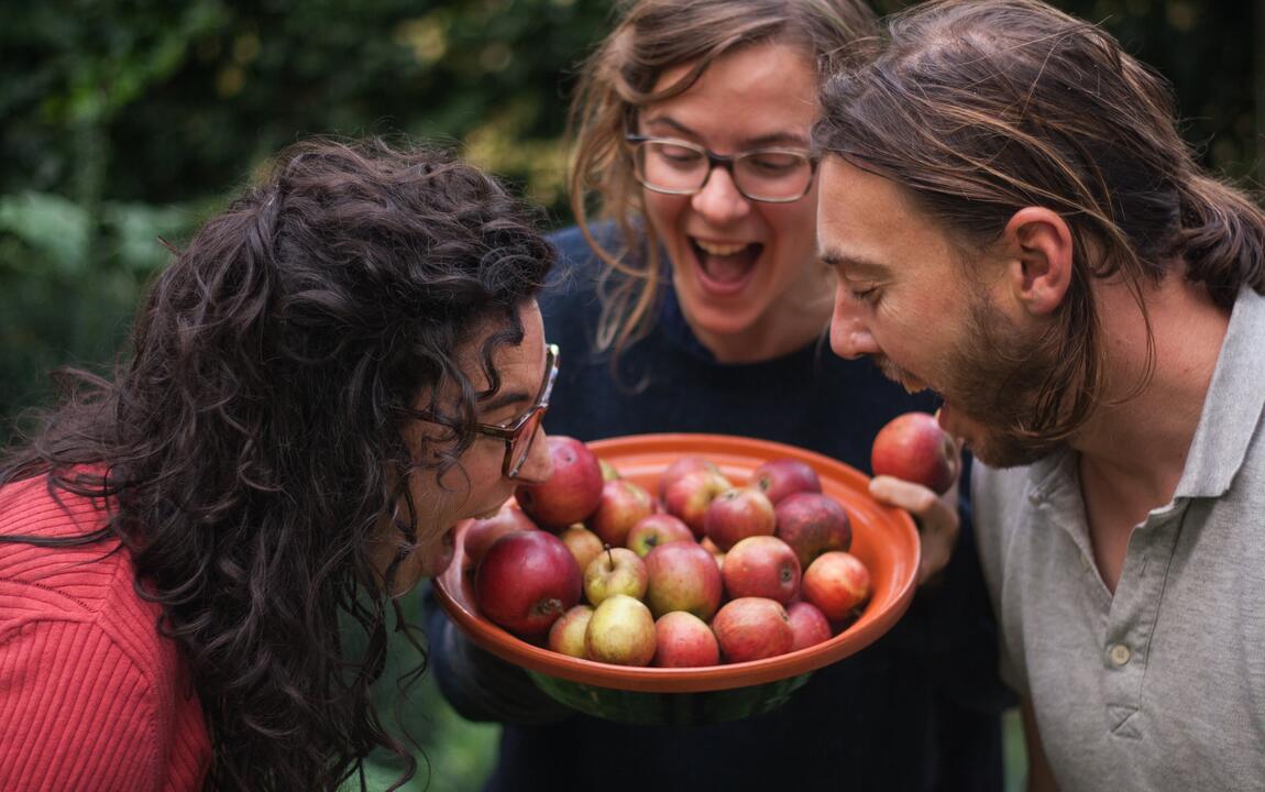 gent en garde fruitpluk