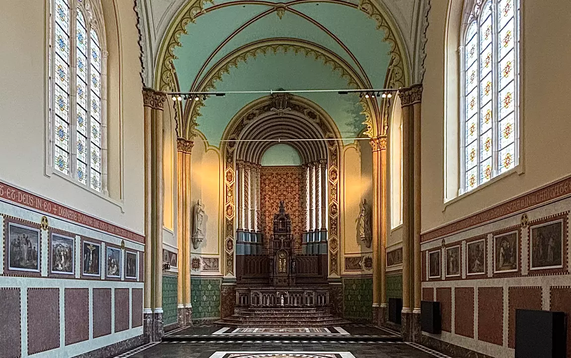De gerestaureerde kapel Van Houcke