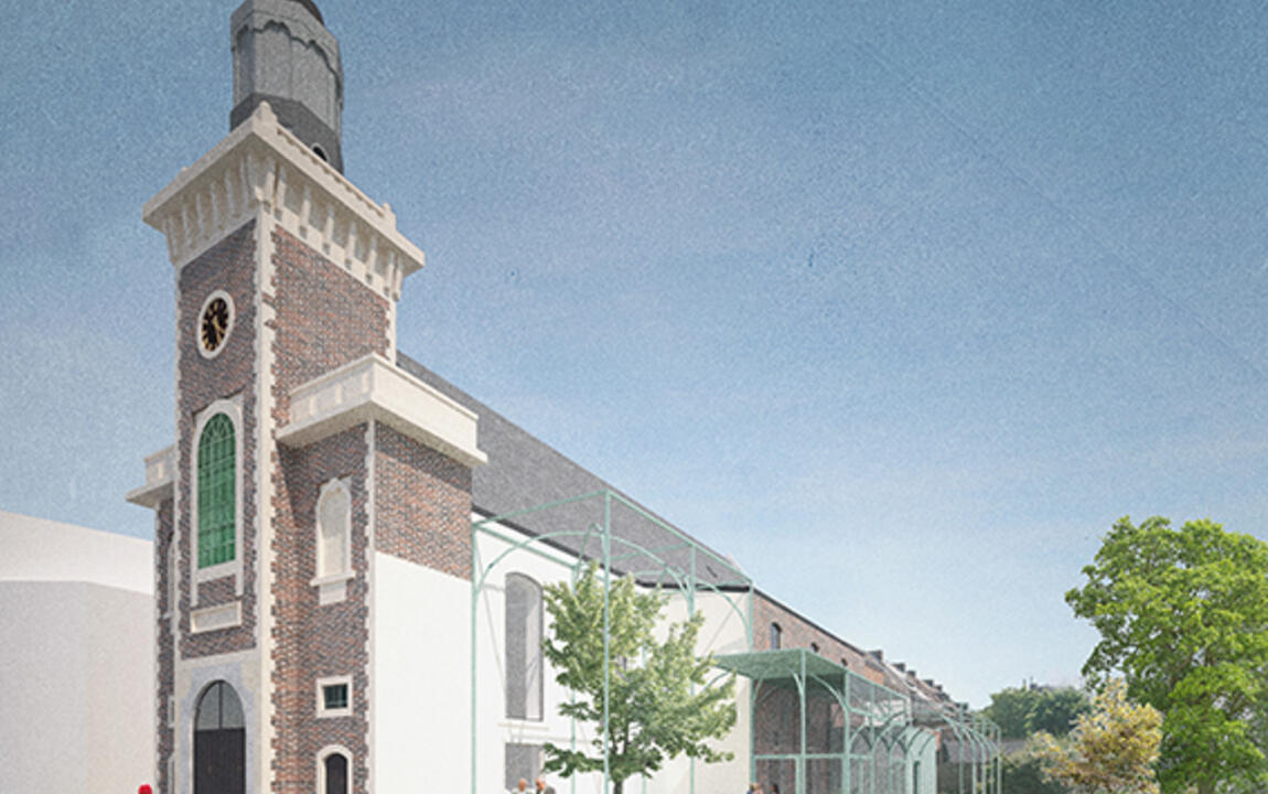 Simulatiebeeld vernieuwing Sint-Antonius Abtkerk