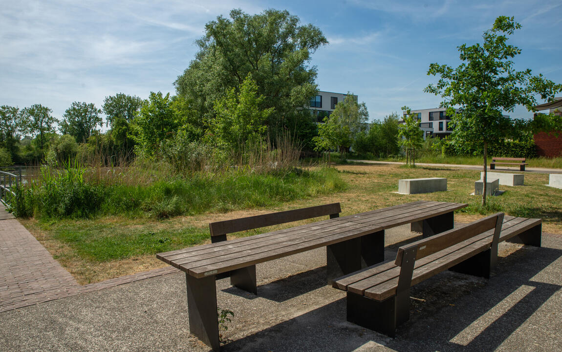 Rolstoeltoegankelijke picknickbank