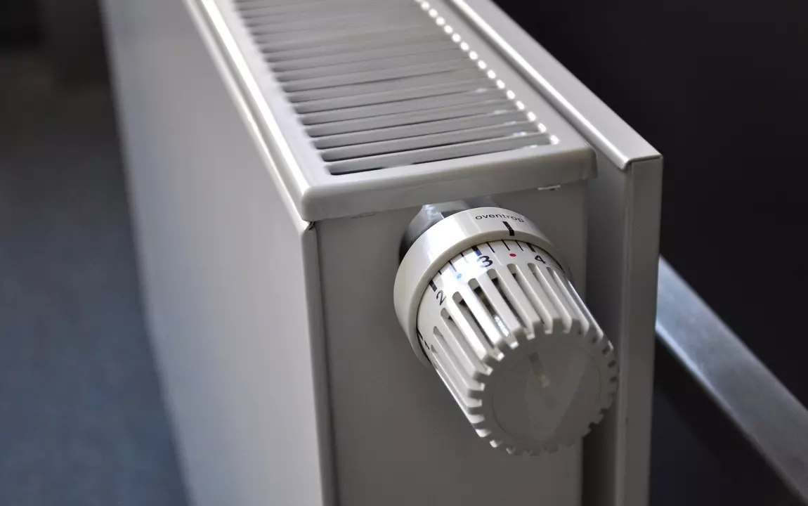 Radiator met radiatorknop