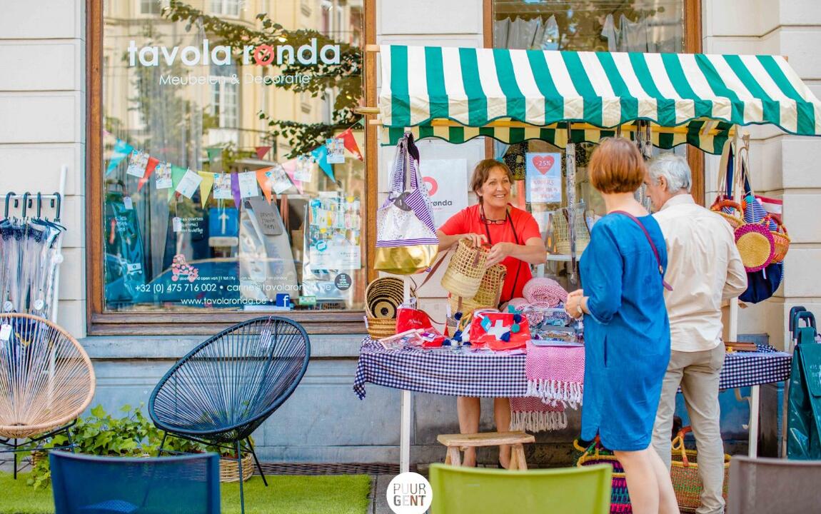 Winkelbuurt Gent-Sint Pieters - zo ne zomer