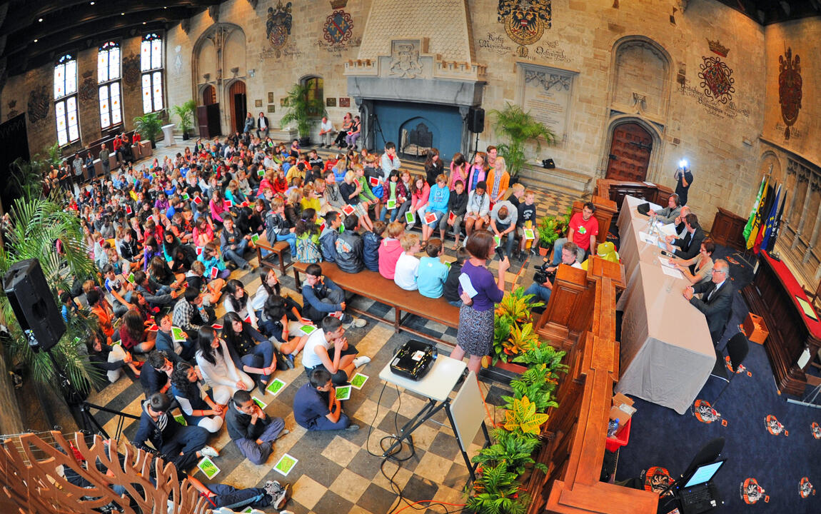 Thuis in het stadhuis