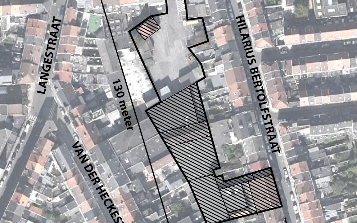 De plattegrond van de standaertsite uit de studie van BUUR