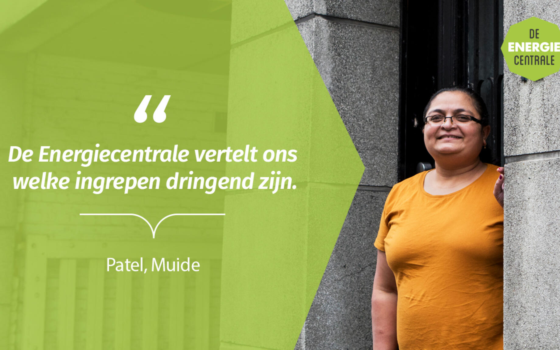 Patel woont op de Muide: “Eerst informeren, dan renoveren.”