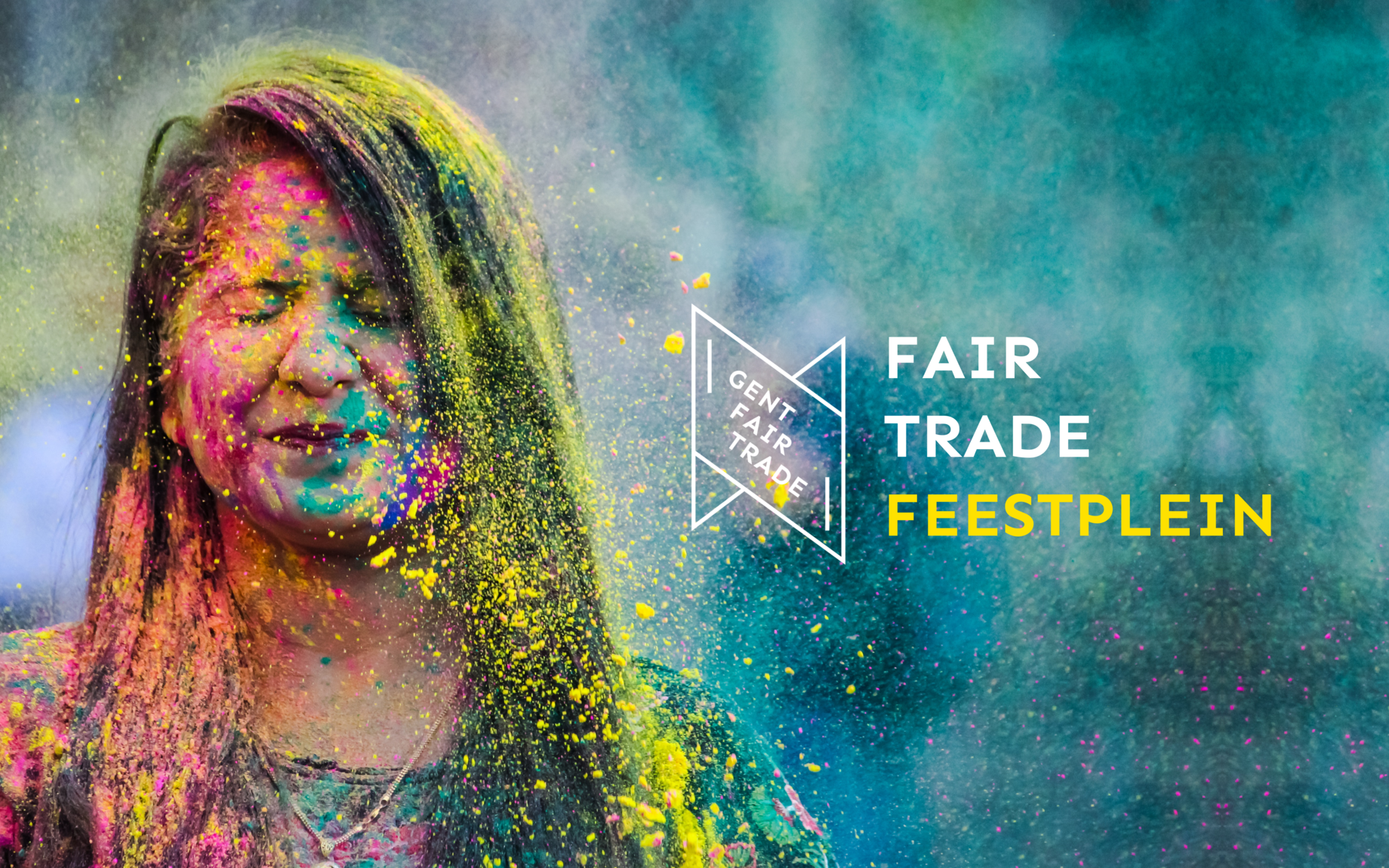 Fair Trade Feestplein-banner vrouw 2