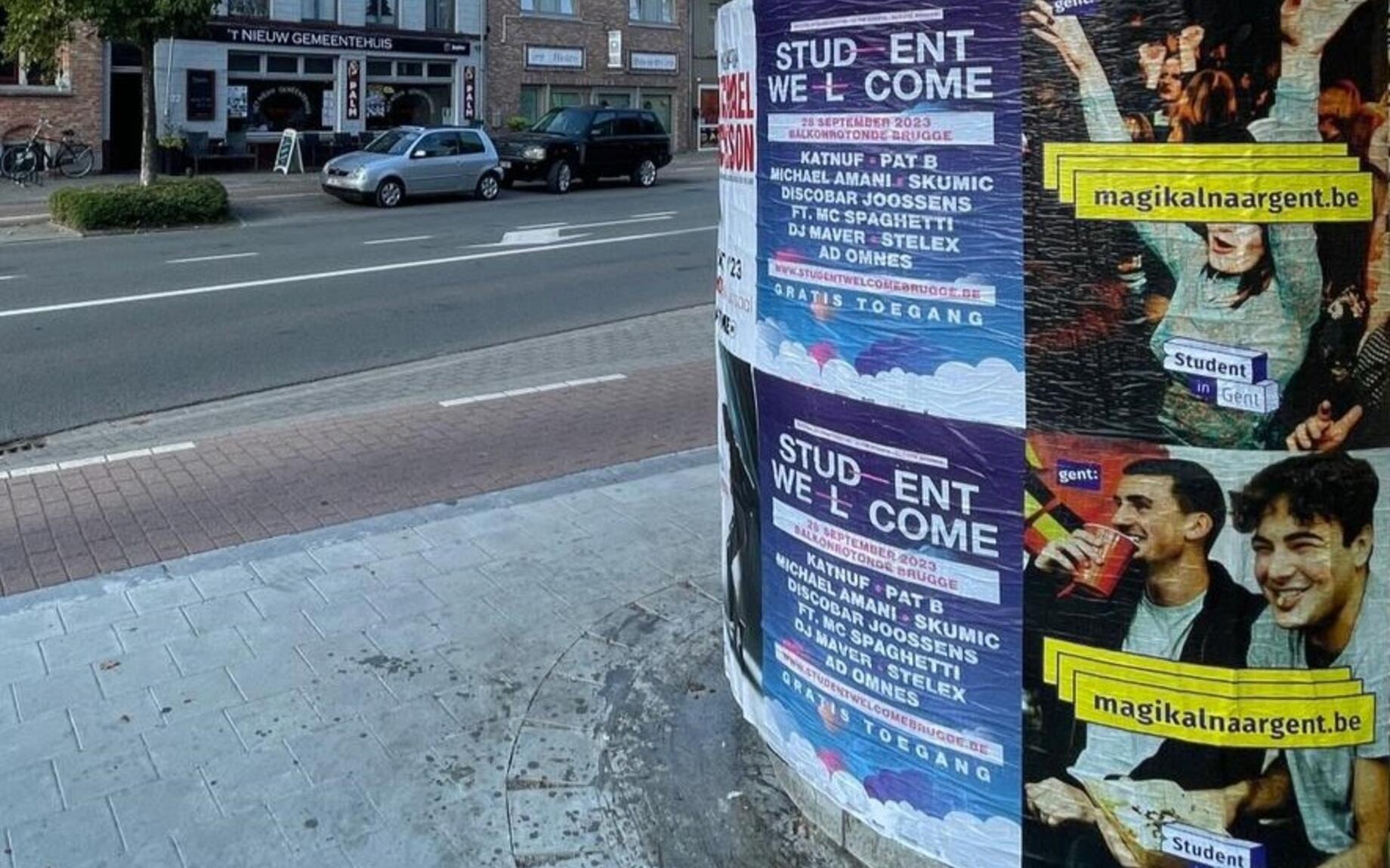 Gentse affiches in Brugge