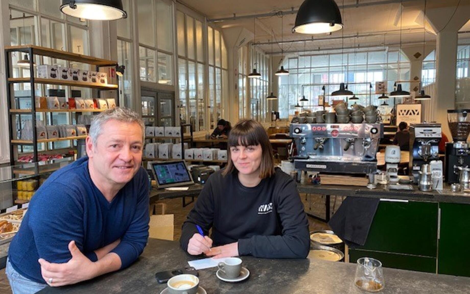 Charlene en Luk gingen samen in zee als businesspartners en runnen sinds 2017 WAY, een koffiebedrijf in Gent met grootste plannen