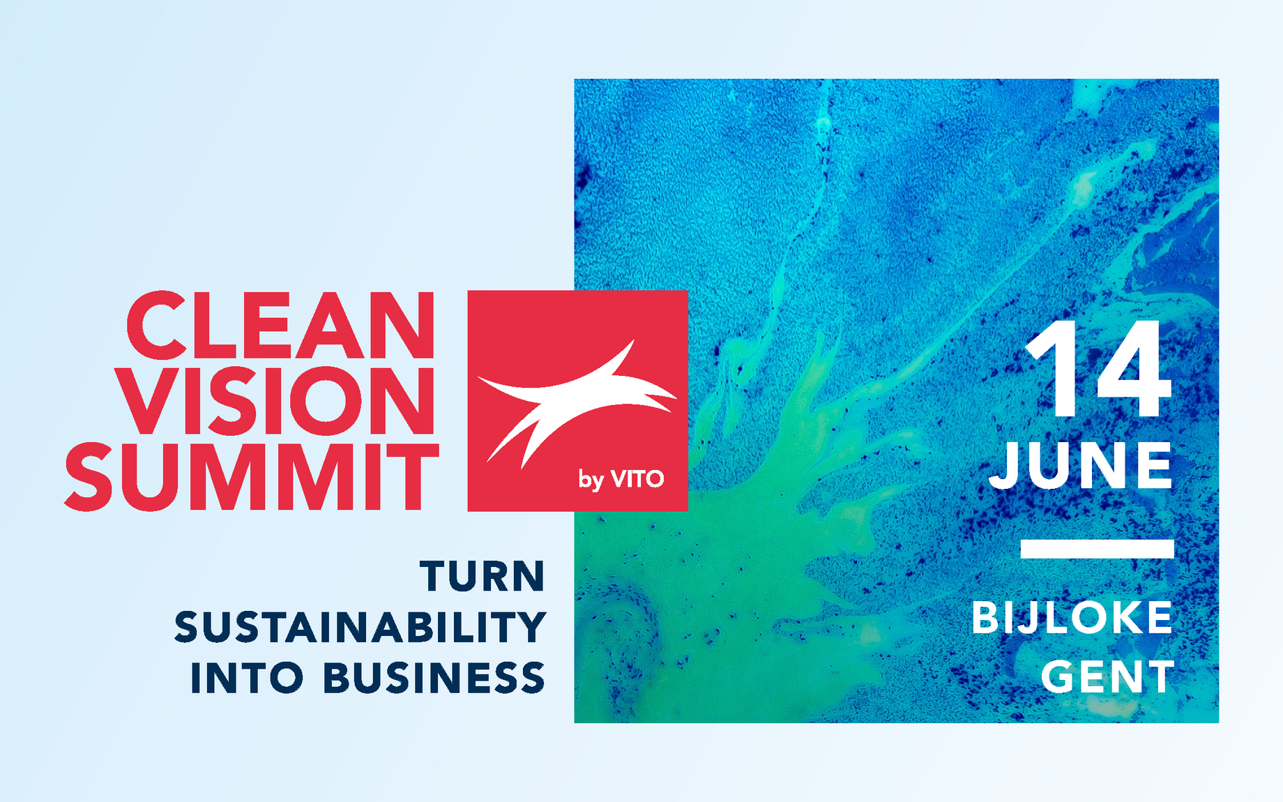 Poster for the event VITO Clean Vision Summit