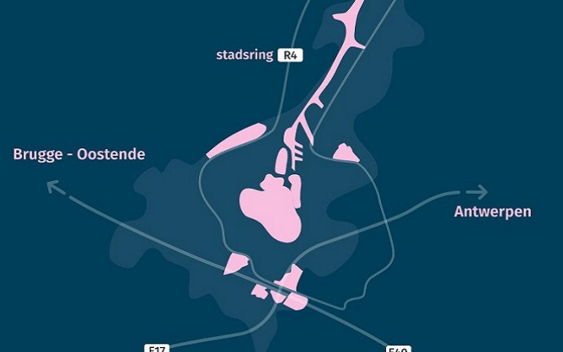 Invest in Ghent - map - digitech NL