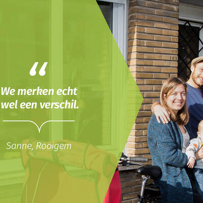 Sanne en Nathalie renoveerden hun woning in de Rooigemwijk