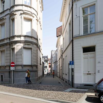 Project Brioolstraat en omgeving_Toekomstbeeld_Zicht op Brioolstraat vanaf Coupure