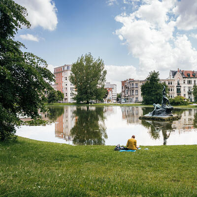 Citadelpark grote vijver